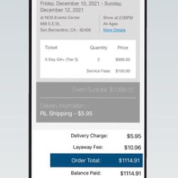 2 Tickets For Rolling Loud Dec 10th-12th