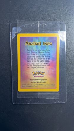 Sealed Ancient Mew Pokemon TCG Movie Promo