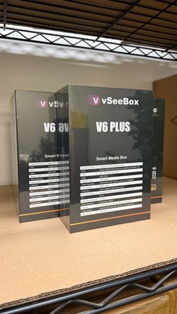 vSeeBox V6 Plus Compact Smart TV Streaming Device 4K WiFi Fontana | Bulk Pricing Available | Home Theater Ready | New | V6Plus07 |