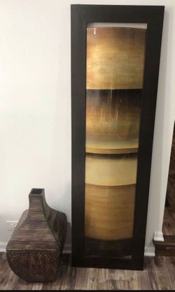 Z Gallerie Tall huge abstract wall art Picture modern