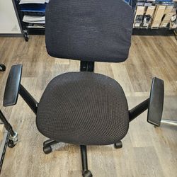 Urban Shop Padded Fabric High Back Rolling Home Office Chair $20 3u