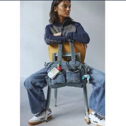 Denim Tote Shoulder Bag / color: denim / one size, from Urban Outfitters / nice fabric/ brand new/ Firm Price / 