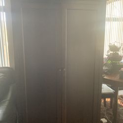 Solid Cherry Wood Armoire