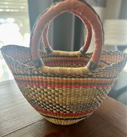 Hand Crafted Bolga Basket