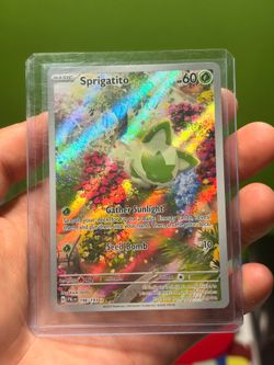 Pokémon Sprigatito IR - 196/193 - Paldea Evolved - Mint