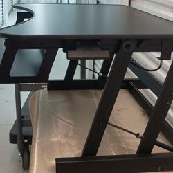 Adjustable Ergo Standing Desk - Black