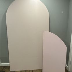 Wooden Back Arch Backdrop