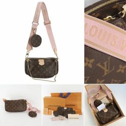 Multi Pochette Accessoires Crossbody Bag Wallet         9.4 x 5.3 x 1.6 inches