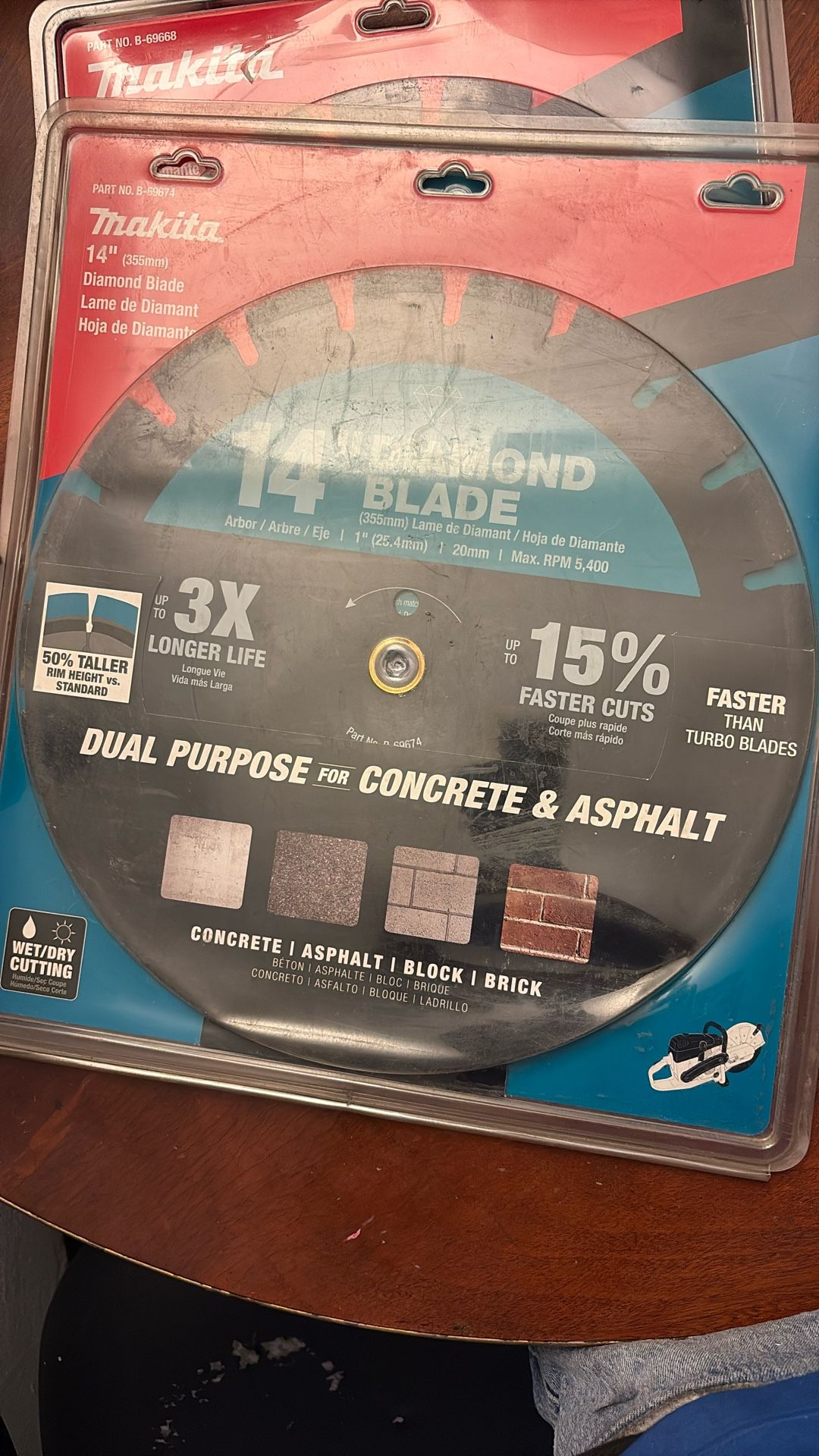 MAkita Diamond Blades 12 Inch And 14 Inch