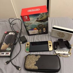 Nintendo Switch OLED Tears of the Kingdom limited edition CIB