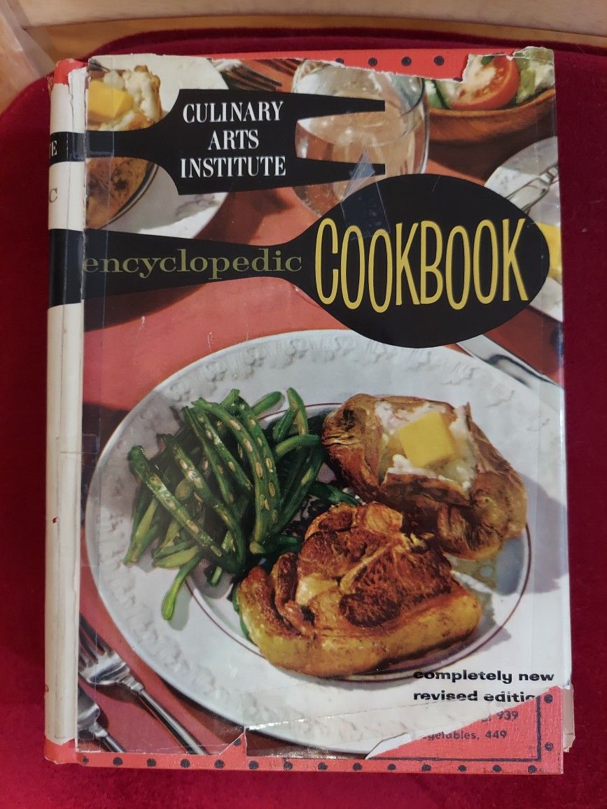 Vintage Culinary Art Cookbook