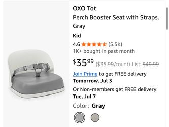 Booster Seat With Straps (up to 70lbs)