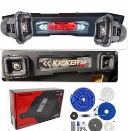 GMC SIERRA CHEVY SILVERADO 2014-2026 BASS PACKAGE KICKER SOLO X 8” CUSTOM BOX INSTALLED
