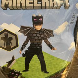 Ender Dragon Classic Costume Minecraft Halloween Fancy Dress small 4-6 Youth