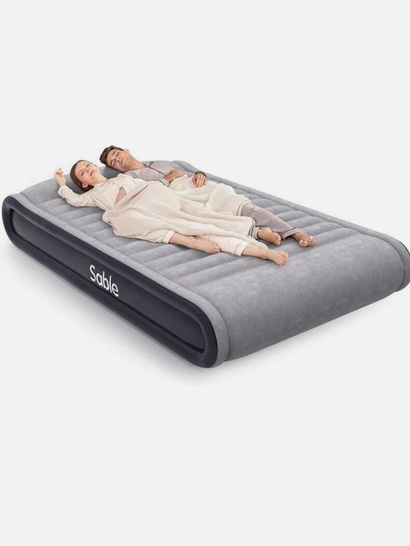 Sable SA-HF033 Queen Size Air Mattress with Built-in Electric Pump