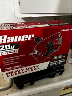 Cordless automatic feed drain cleaner
