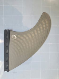 Futures Compatible Smoke Gray Honeycomb Center Fin (Medium)