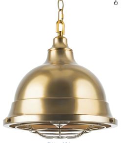 Liberty 13" pendant light with Cage Shade