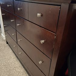 Brown Wooden Dresser
