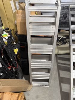 Pair of Center Folding Aluminum Utility Ramps