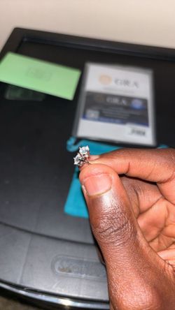 925 Silver Stud Moissanite Earrings
