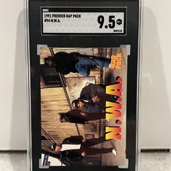 1991 Premier Rap Pack #94 N.W.A. SGC Mint+ 9.5