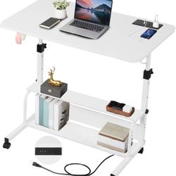 Standing Desk Small Computer Desk,Small Desk for Bedroom,Corner Desk for Small Space,Small Office Desk Adjustable Desk,Mini Desk Stand Up Desk Laptop 