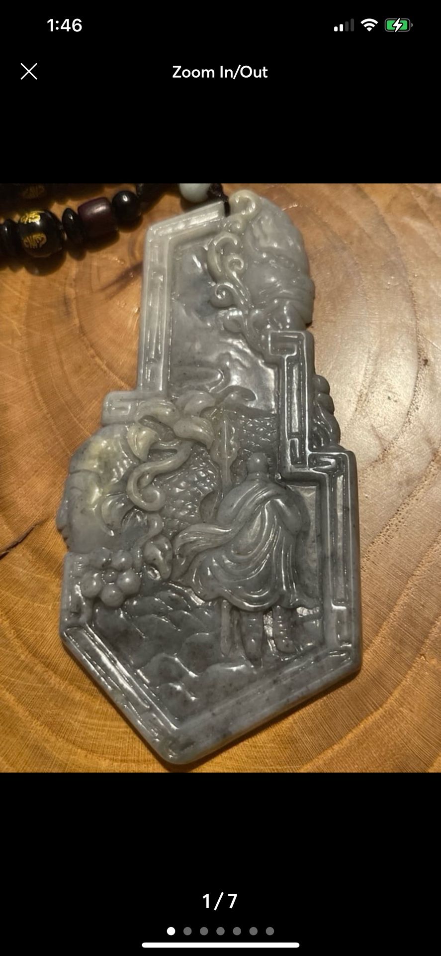 Certified grade A Jade, Wise man on path between good and evil