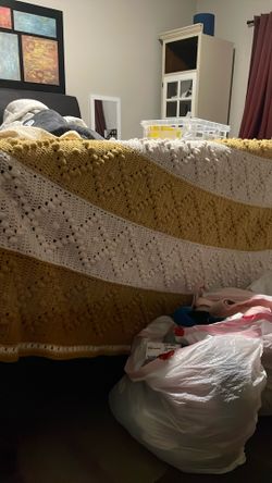 Super Nice Afghan w/ /great Colors and Texture