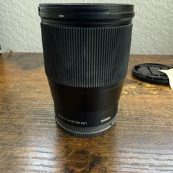 Sigma 16mm f1.4 lens for Sony E-mount