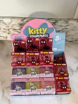 Hello kitty and Spider man needoh squishys