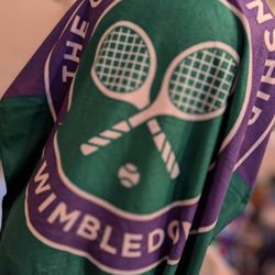 Wimbledon Tennis Tournament Beach Towel 