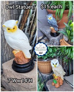 Owl Statues 