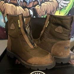 ROCKY GORTEX WATERPROOF ZIP UP BOOTS 