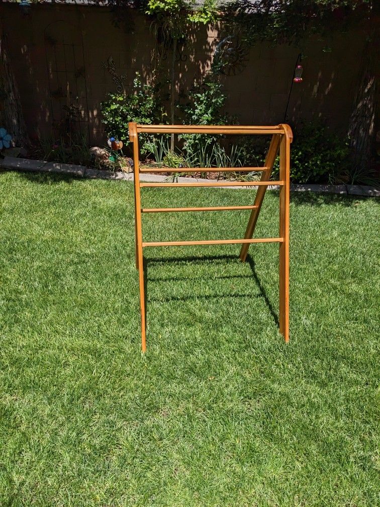 Quilt Rack Solid Wood