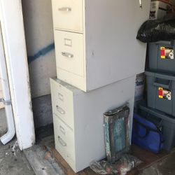 Two drawer filing cabinet