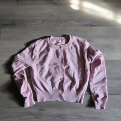 Pink Bows Cropped Cardigan 