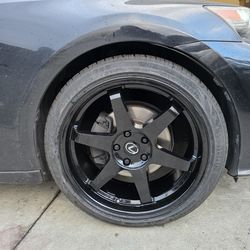 19" New Staggerd Wheels & New Tires For LEXUS IS350/250