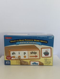 NEW Lakeshore Touch & Read Phonics Sentence  Match  New Blends & Digraphs K-2nd
