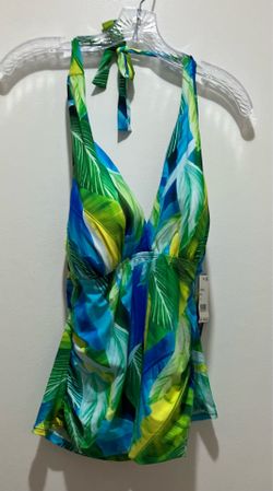 Tropical Print Tankini size 16