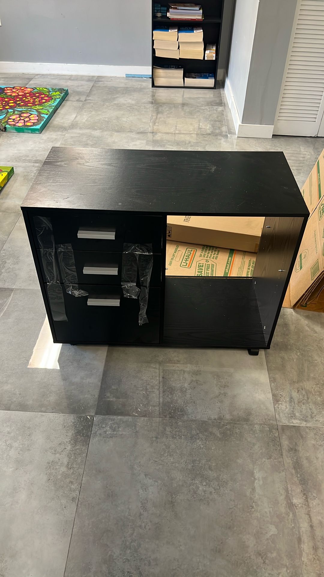 Printer Table with Storage