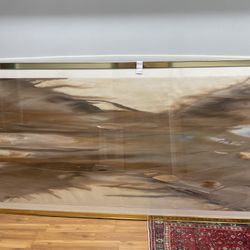 Large Gold Framed Abstract Art