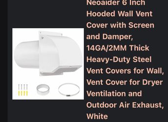 Outdoor air exhaust 6 in