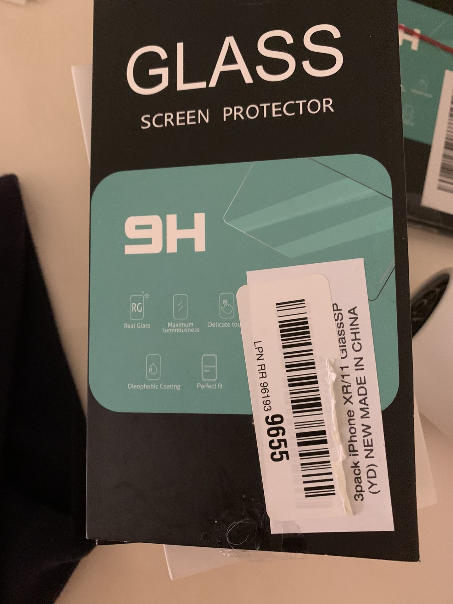 Screen protectors 3 for iPhone XR.