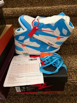Jordan retro 1 off white size 10 DS OG All