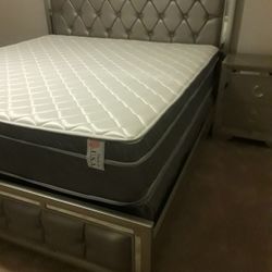 Pillow top king size set $399.99 mattress and box springs only 