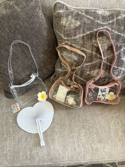 Plastic purse clear bag