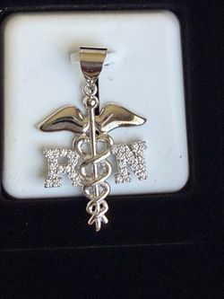 Pendant/ Necklace Silver & Moissanite
