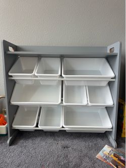 Toy Storage with 9 Bins