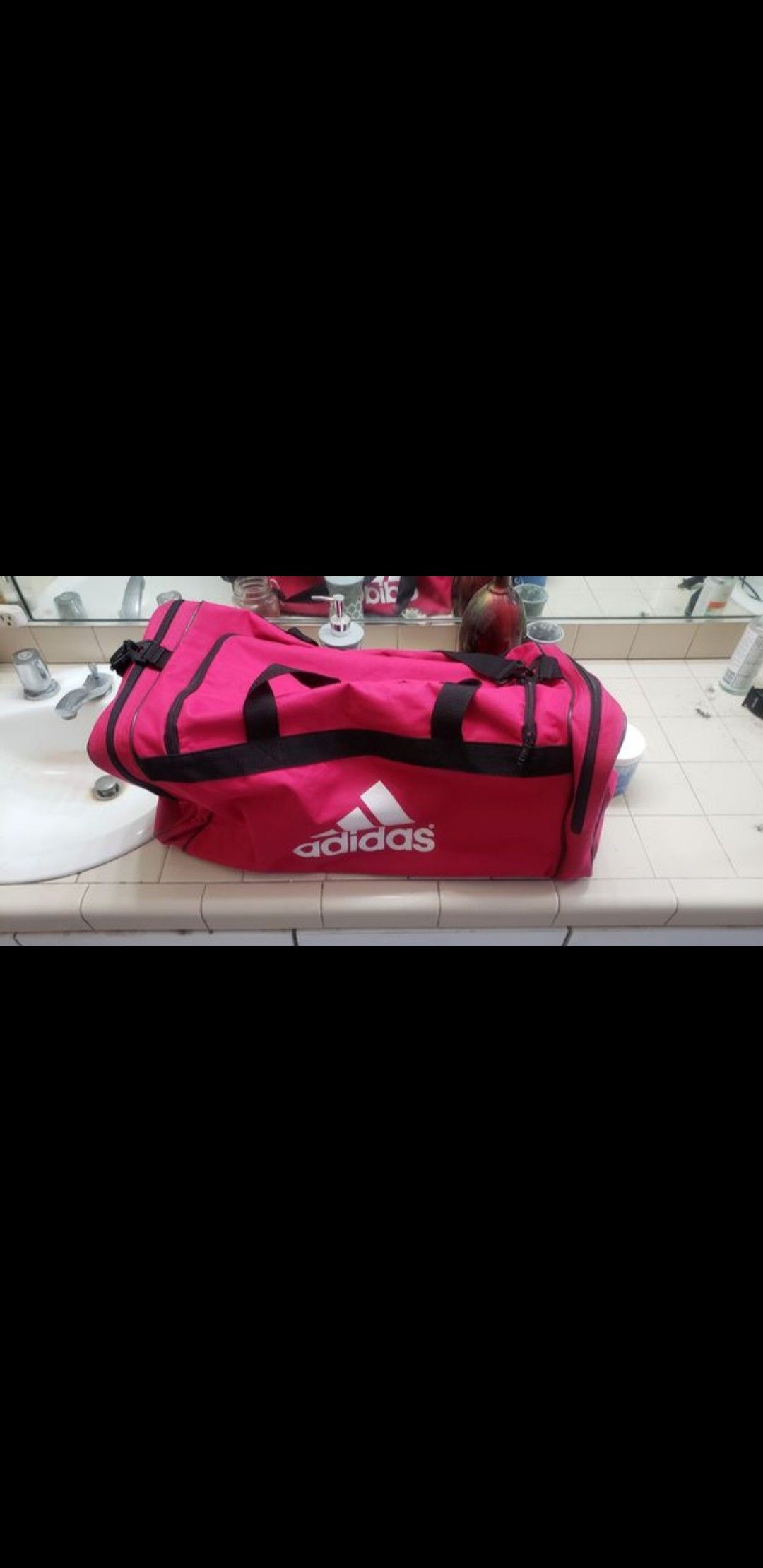 Adidas duffle sports bag with major league soccer patch